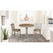 International Concepts Round 36 in Rd Ped Gathering Ht Table, 2 San Remo Stools, Hickory/Stone, 36 in W, 36 in L, 35.1 in H K41-36RT-6B-S102-2 - alternate 2